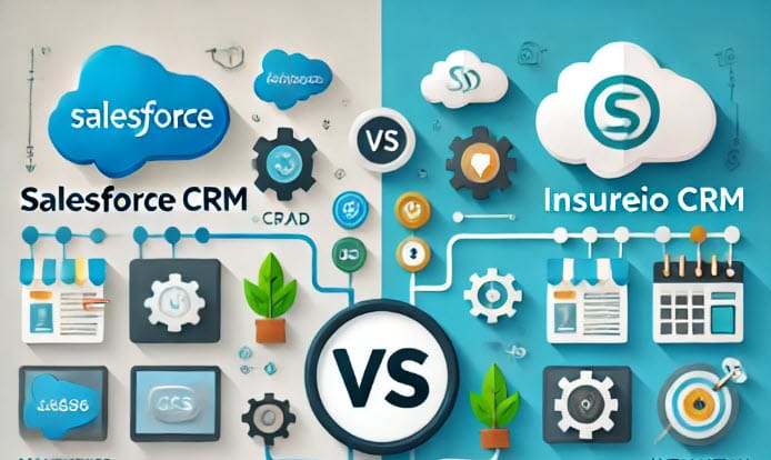 Salesforce CRM Vs Insureio CRM: In-Depth Comparison For Insurance Agents