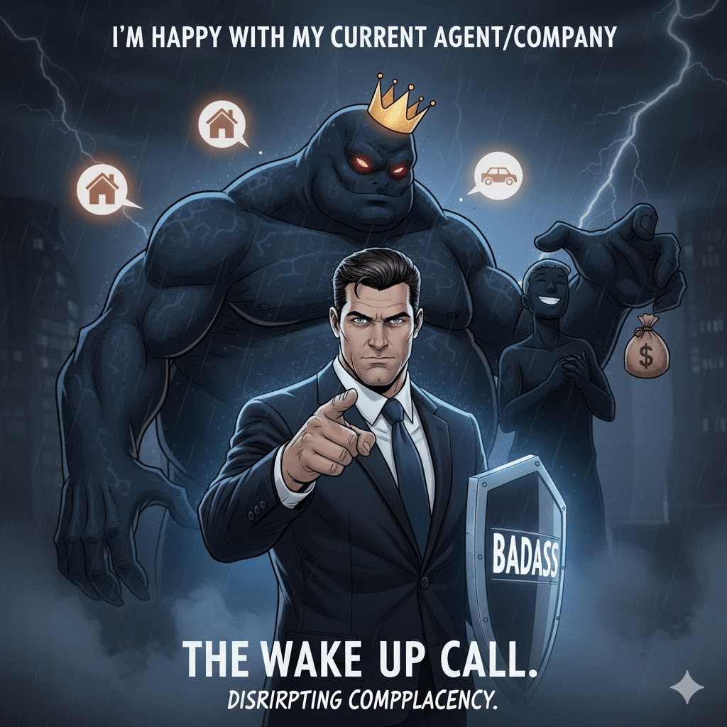 im happy with my current agent or company objection