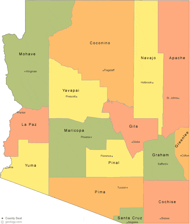 arizona map life insurance leads